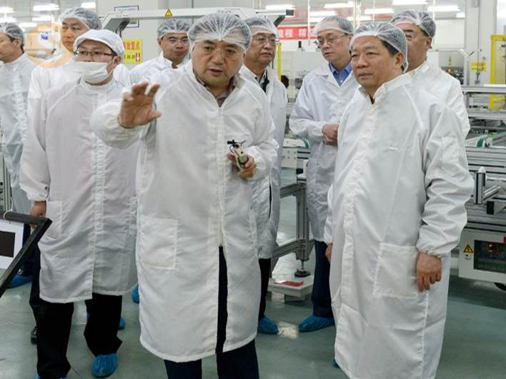 2016年6月4日　遼寧省委書記、省人大常委會主任（當時遼寧省省長）陳求發(fā)さんが當社を視察 