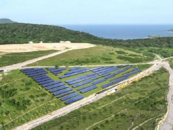 全球足跡 | 2025年開始供電！陽光能源為香港首個堆填區(qū)光伏發(fā)電場供貨